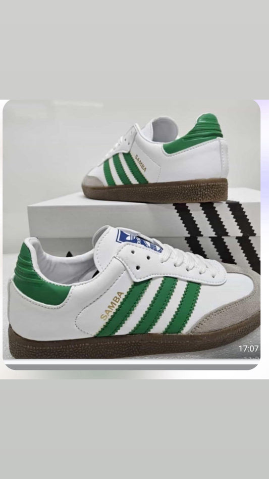 Samba blanco con verde